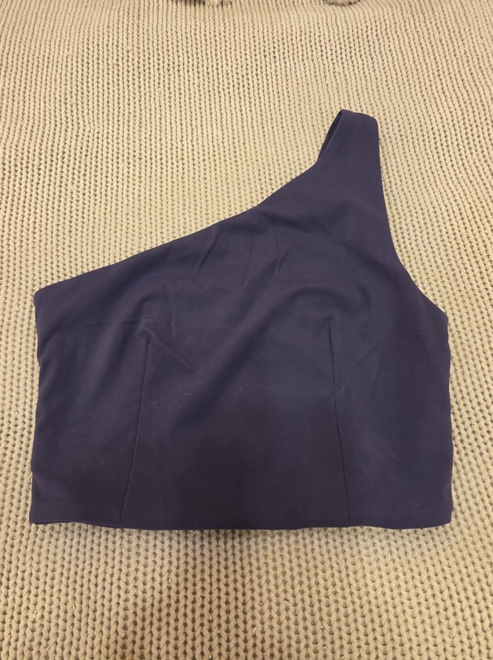 Alphalete One Shoulder Crop Tank